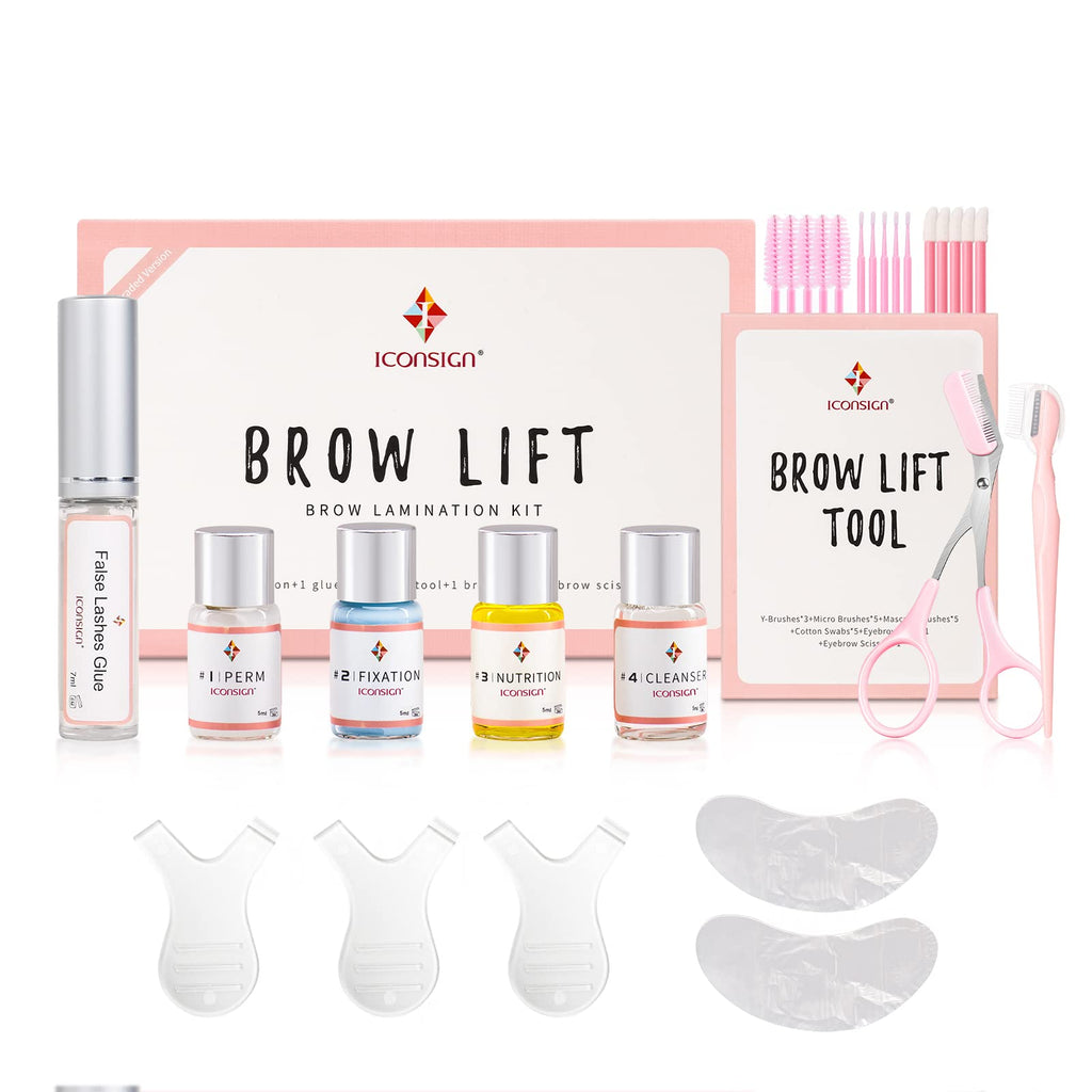 ICONSIGN Brow Lamination Kit – Professional Semi-Permanent Eyebrow Lift for Fuller Brows