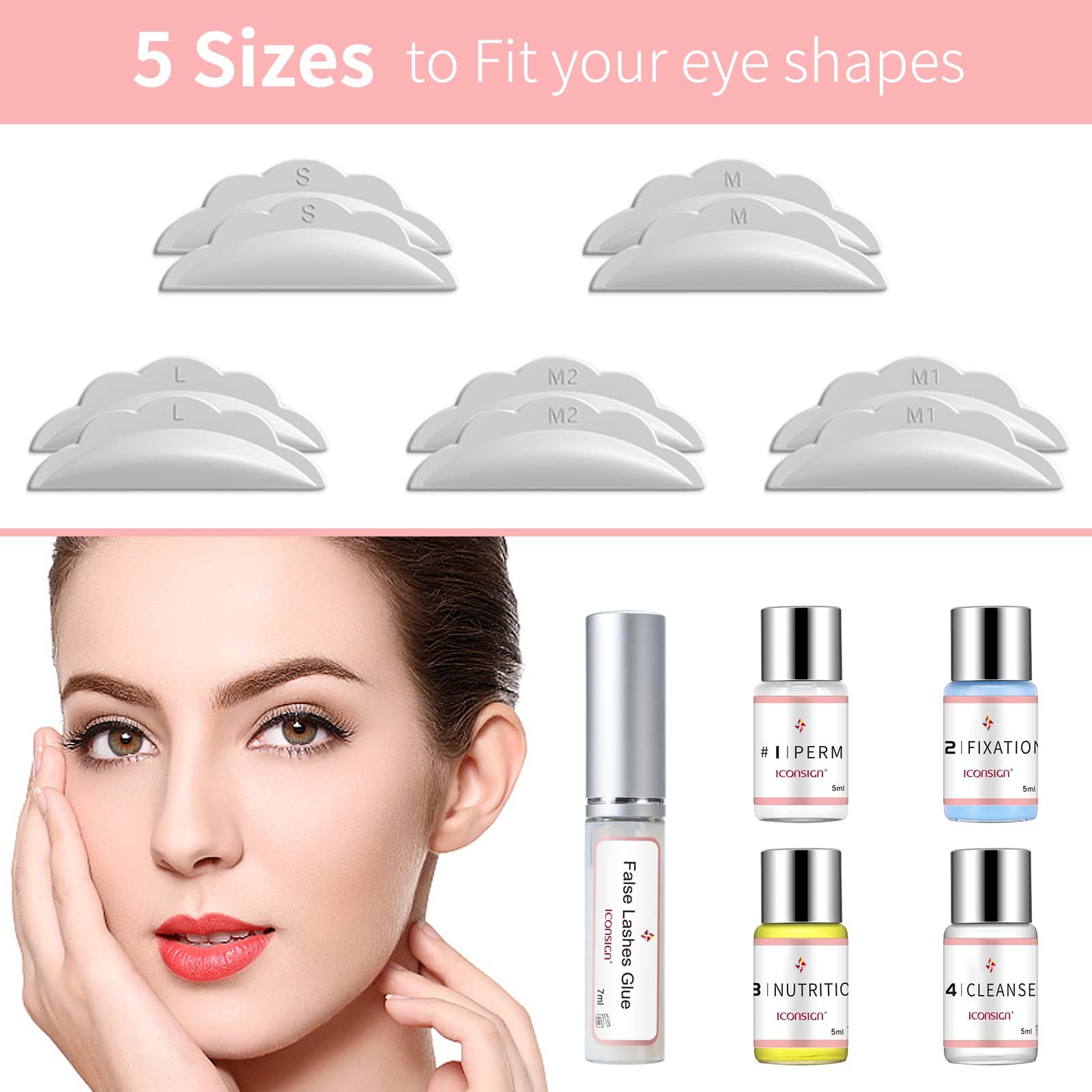 ICONSIGN 2026 Upgraded Lash Lift Kit - Professional Semi-Permanent Curl for Salon & Home