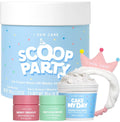 I DEW CARE Scoop Party Wash Off Mask Set – Hydration, Exfoliation & Soothing Trio + Headband