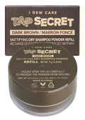 I DEW CARE Tap Secret Biotin Dry Shampoo – Dark Brown Refill 0.24 oz | Travel-Size, Non-Aerosol, Korean Ginseng