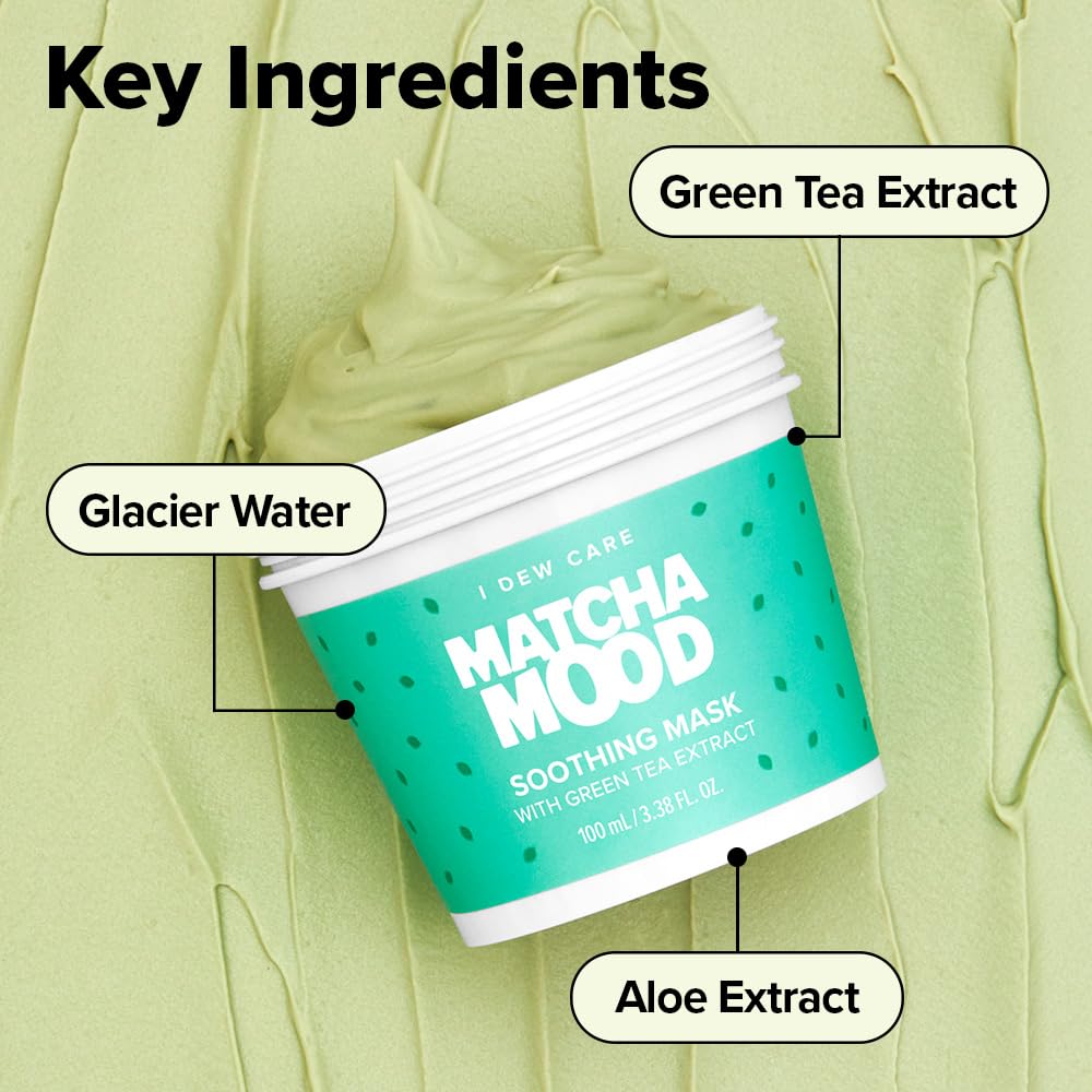 I DEW CARE Wash Off Mask Gift Set – Mini Scoops Trio (Cake My Day, Matcha Mood, Berry Groovy)