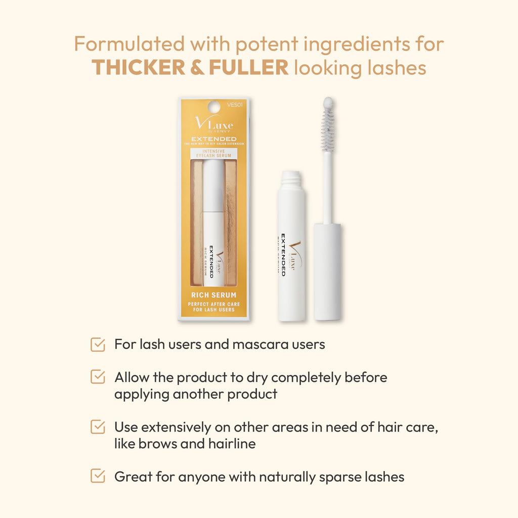 i•ENVY Extended Intensive Eyelash Serum – Rich Formula for Thicker, Fuller Lashes
