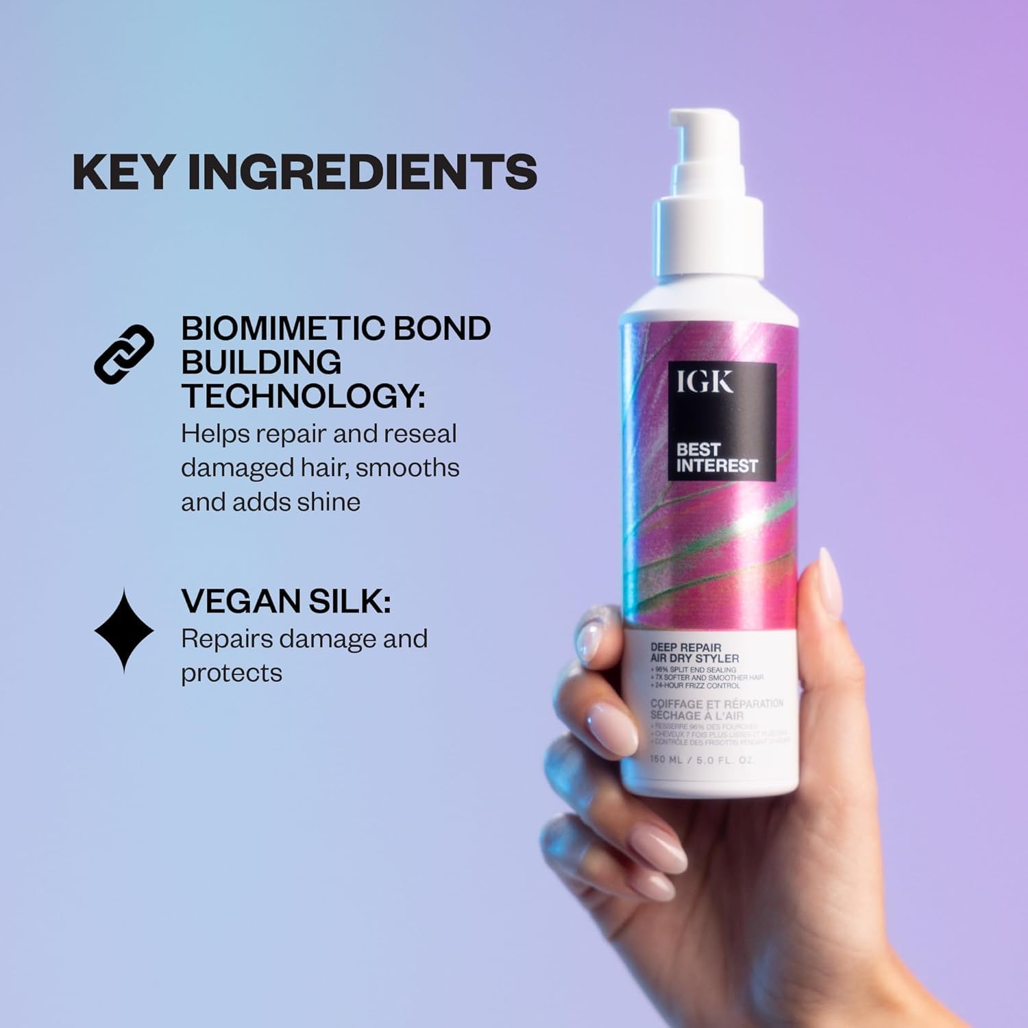 IGK Best Interest + Cash In Duo – Bond-Building Dry Oil & Instant Repair Serum