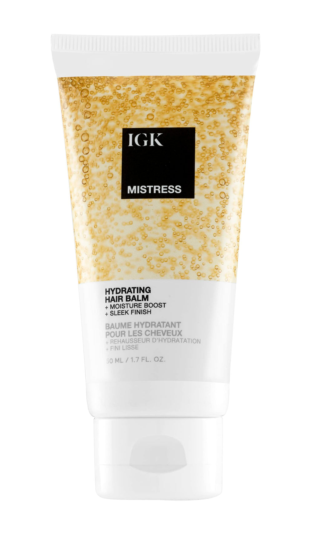 IGK Mistress Hydrating Hair Balm Travel — Lightweight Frizz Control & Shine (1.7 oz) | Vegan Cruelty-Free