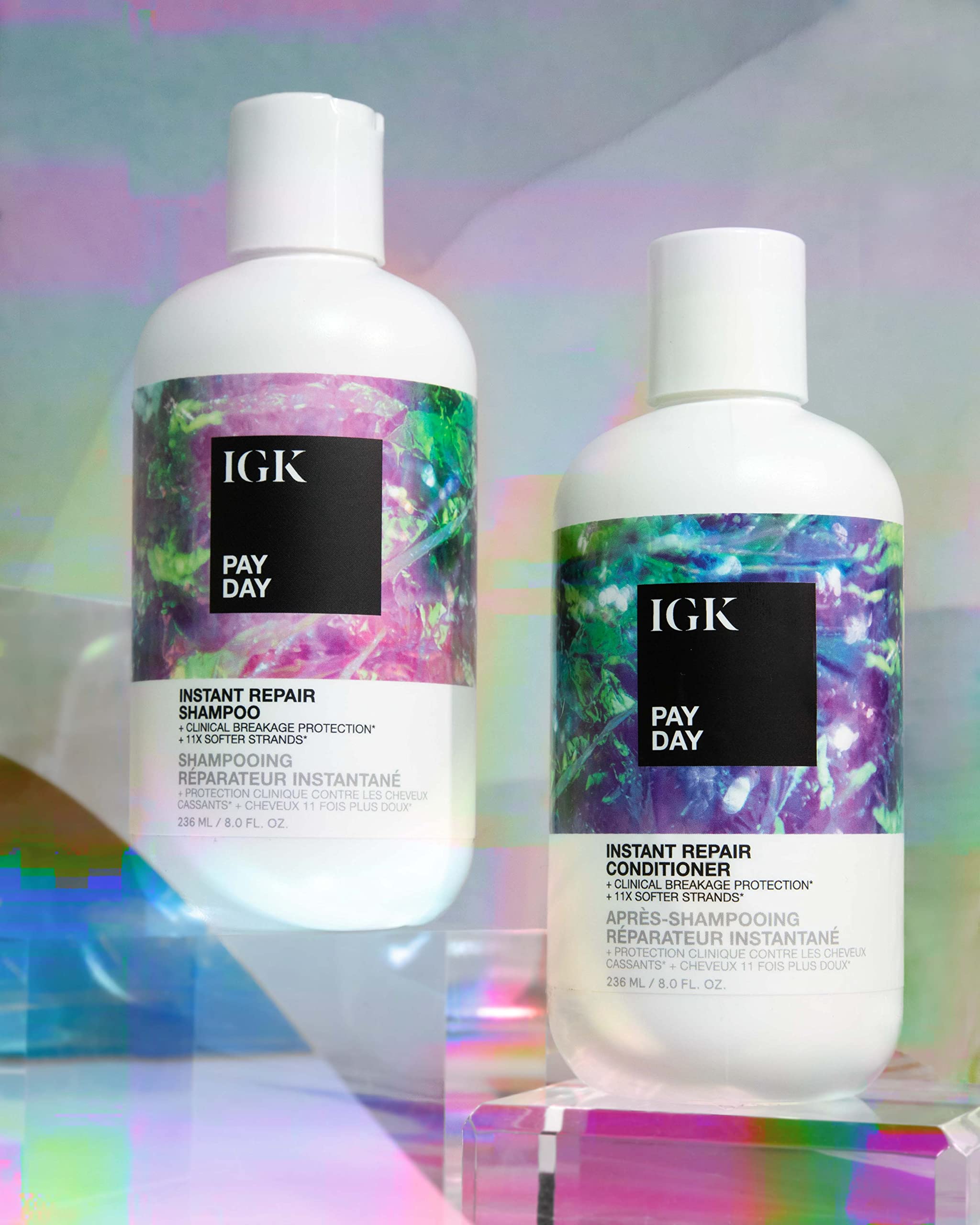 IGK PAY DAY Instant Repair Conditioner | Bond-Building, Vegan & Cruelty-Free | 8 Oz