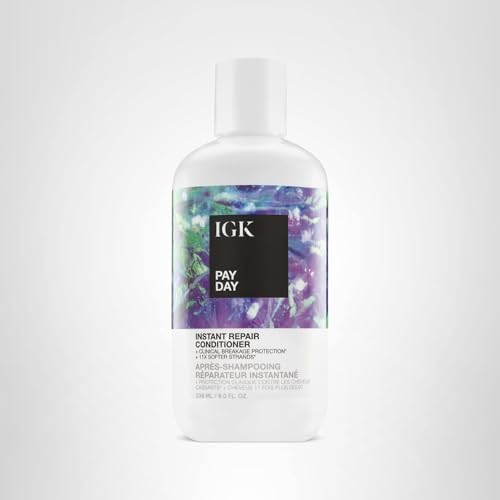 IGK PAY DAY Instant Repair Conditioner | Bond-Building, Vegan & Cruelty-Free | 8 Oz