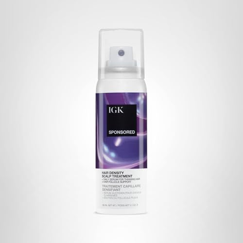 IGK Sponsored Scalp Treatment for Hair Growth – Serum-in-Mist for Fuller, Thicker Hair (2.1oz)