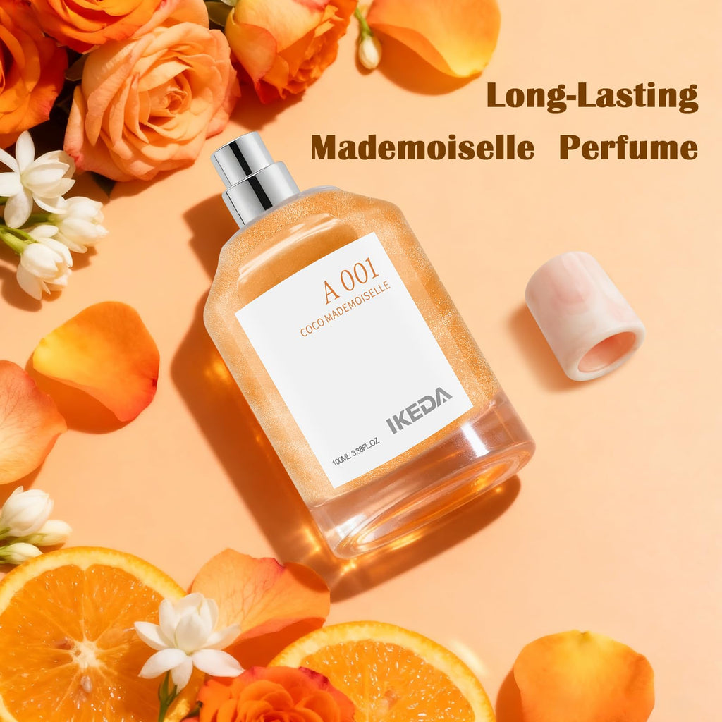Ikeda Style-Life Women's Eau de Parfum – 100 ml, Long-Lasting Rose-Citrus-Vanilla Scent