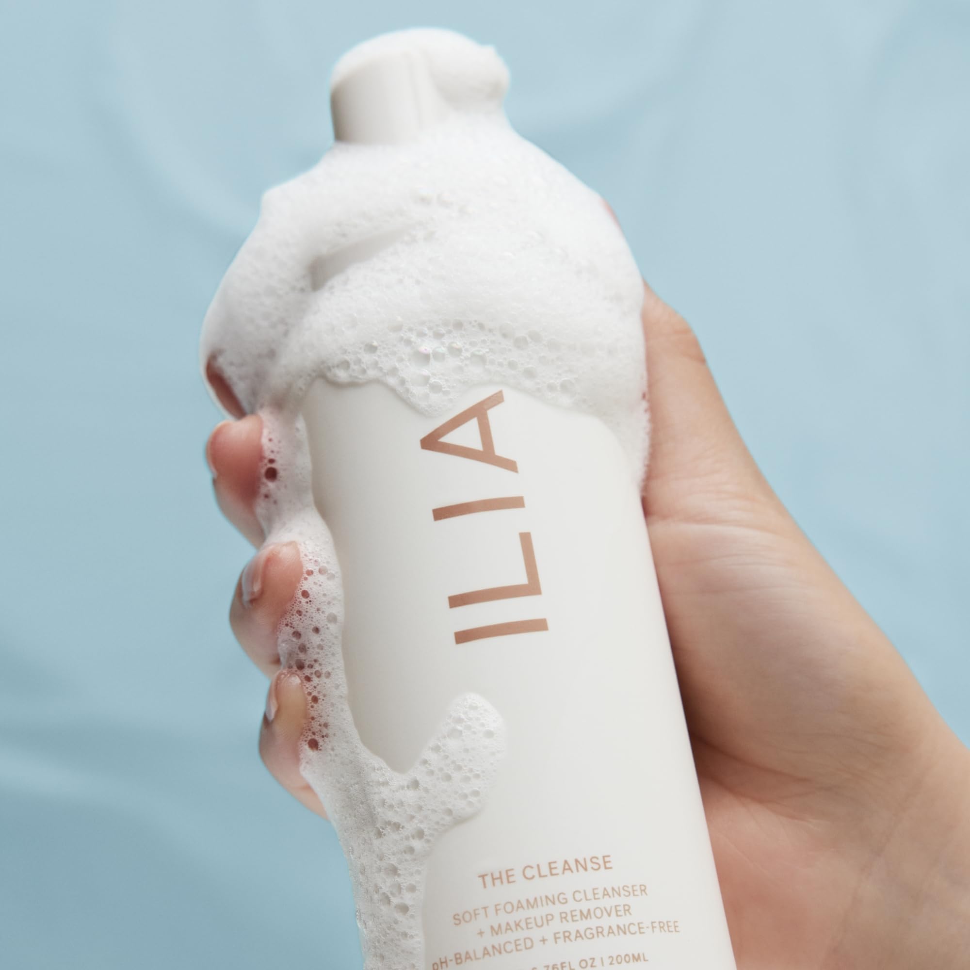 ILIA The Cleanse: Soft Foaming Cleanser + Makeup Remover | Replenish, Hydrate, Refresh Skin
