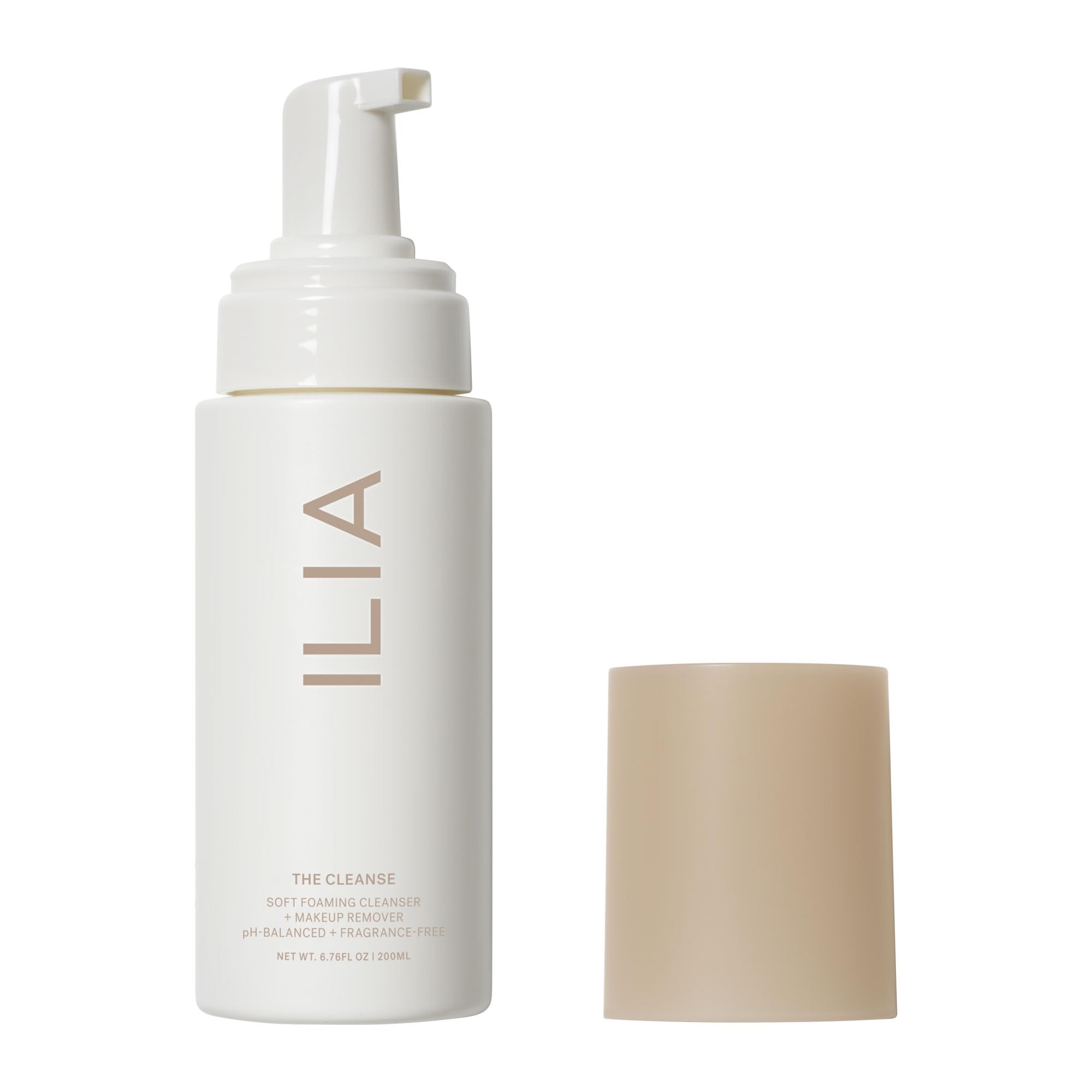 ILIA The Cleanse: Soft Foaming Cleanser + Makeup Remover | Replenish, Hydrate, Refresh Skin