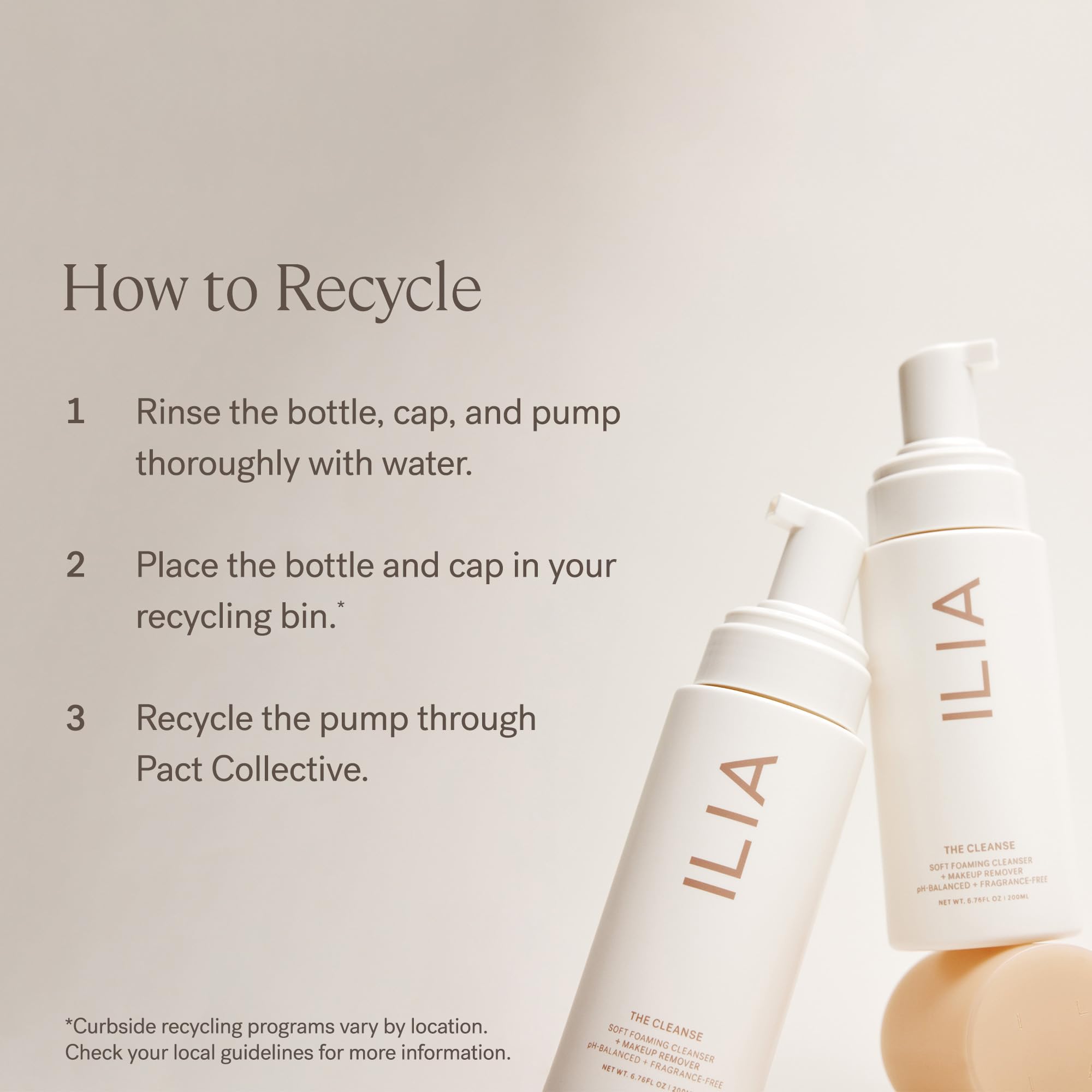 ILIA The Cleanse: Soft Foaming Cleanser + Makeup Remover | Replenish, Hydrate, Refresh Skin