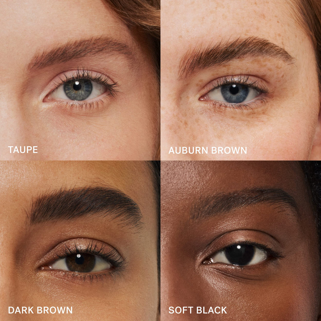 ILIA In Full Micro-Tip Brow Pencil with Spoolie - Dark Brown | Buildable Pigment, Fade-Resistant, Fragrance-Free & Silicone-Free | Safe for Sensitive Eyes | Vegan & Cruelty-Free