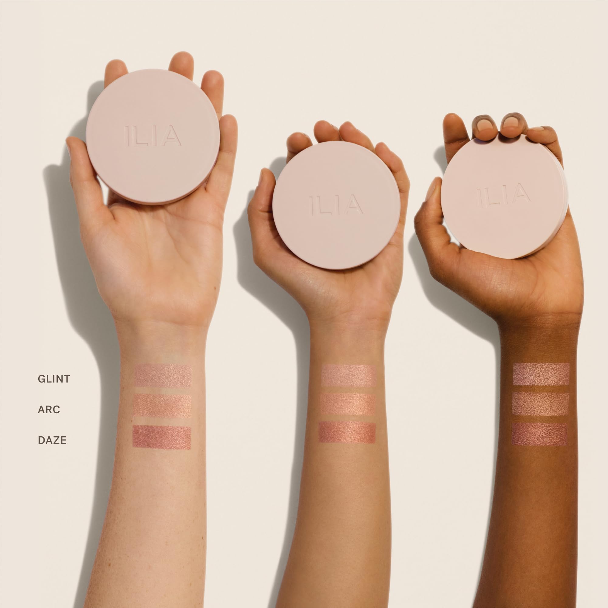 ILIA Lightshift Cream Highlighter Arc Peachy Gold | Non-Comedogenic, Vegan & Cruelty-Free