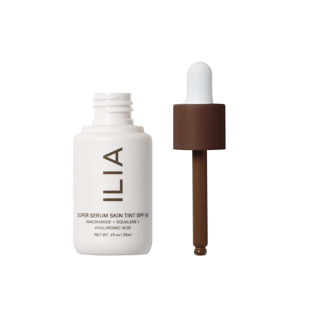 ILIA Super Serum Skin Tint SPF 40 - Non-Comedogenic, Vegan, Hydrating + Pollution and Blue Light Protection