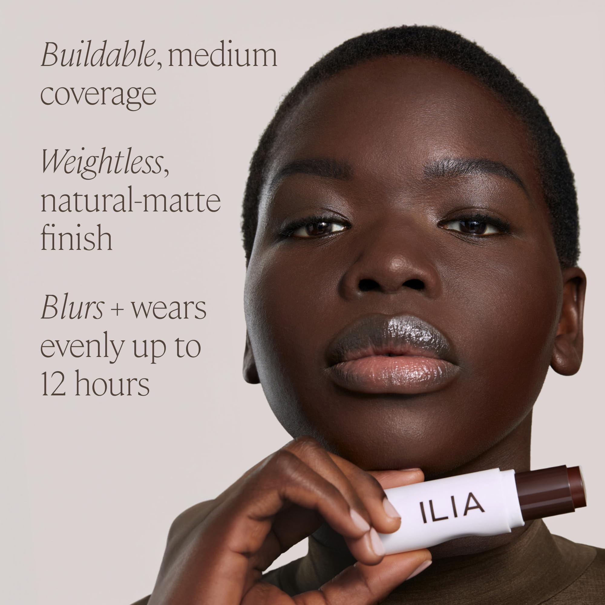 ILIA Skin Rewind Complexion Stick 16N Madrone | Foundation + Concealer + Skincare | Vegan & Cruelty-Free