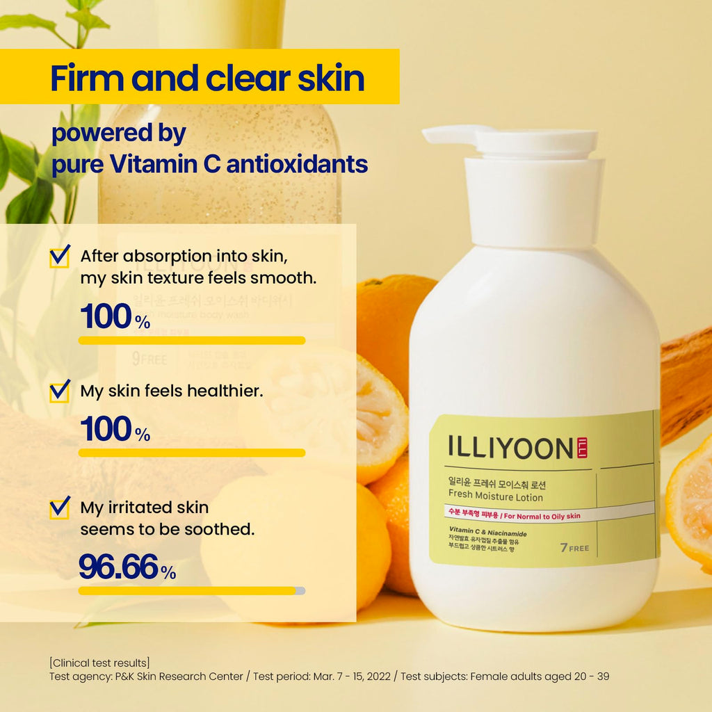 Illiyoon Fresh Moisture Lotion | Deep Hydration, Fast Absorption, 24h moisture