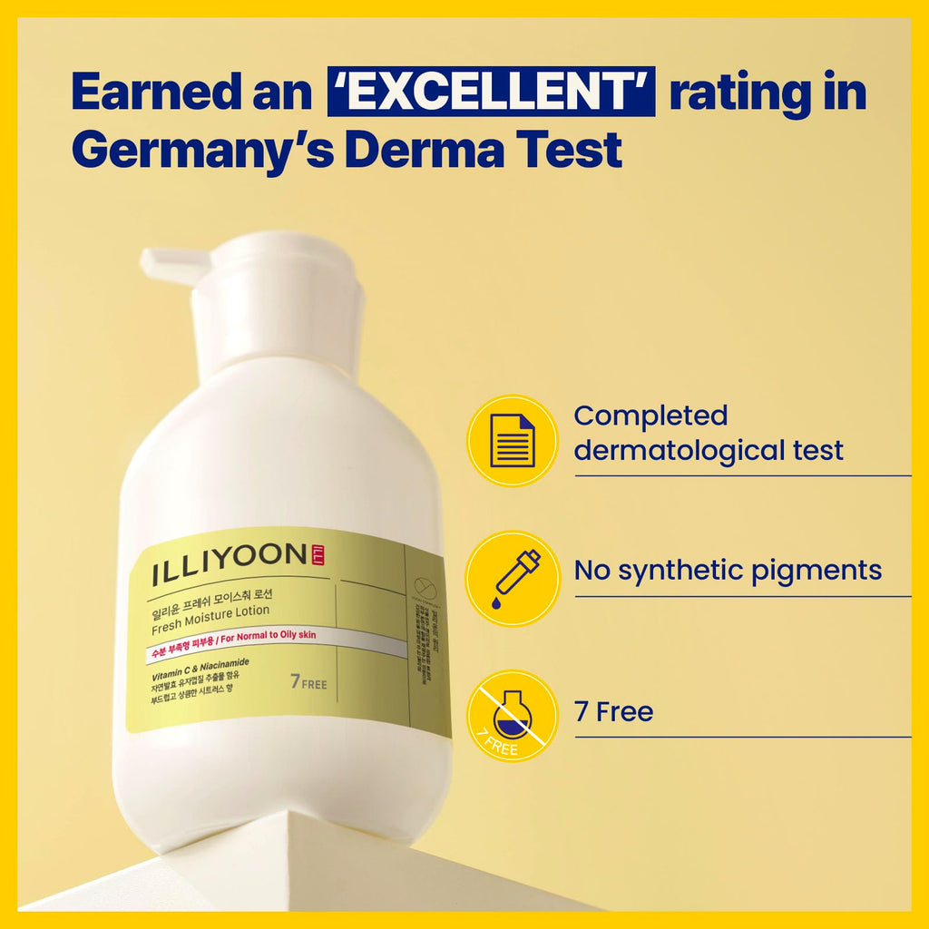 Illiyoon Fresh Moisture Lotion | Deep Hydration, Fast Absorption, 24h moisture