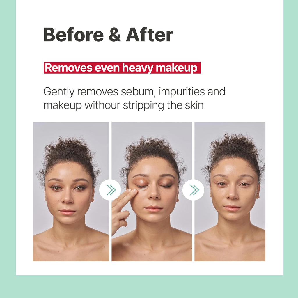 Illiyoon Gentle Deep Cleansing Oil | Lightweight Coconut Oil Cleanser with AHA/BHA – Fragrance-Free, Vegan, 8.45 fl oz