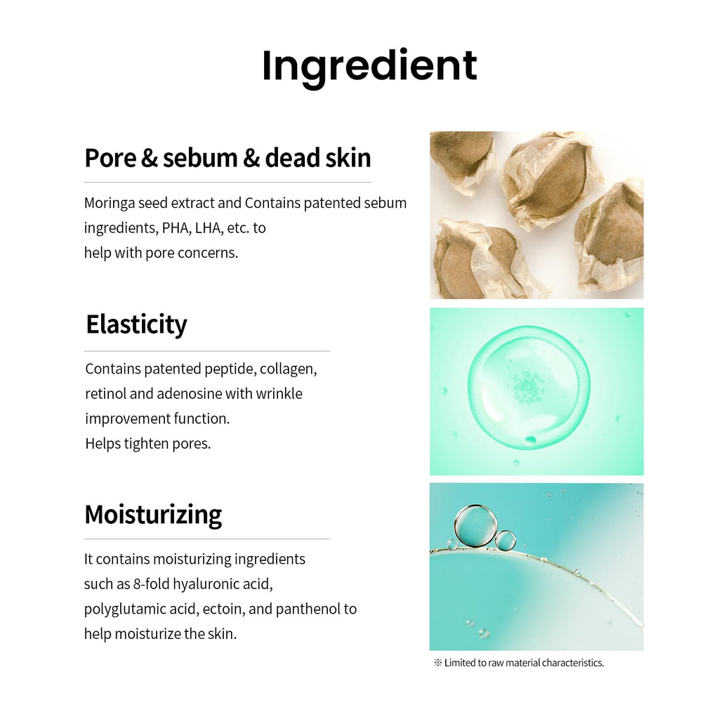 Ilso Moringa Tightening Pore Serum – 1.01 fl oz | Refine Pores & Smooth Texture