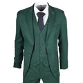 IM08 - Men's 3 Piece Green Classic Suit