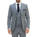 IM33 - Men's 3 Piece Blue Tailored Fit Suit