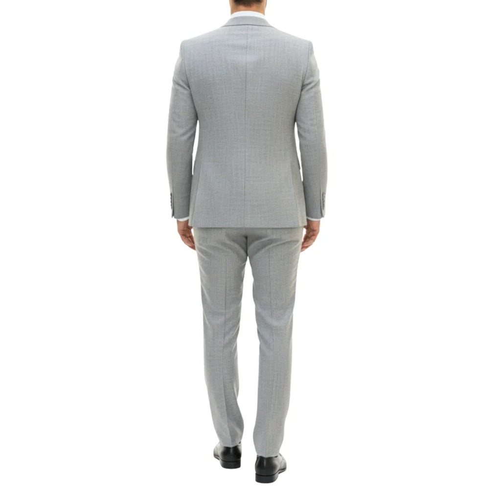 IM33 - Men's 3 Piece Grey Tailored Fit Suit