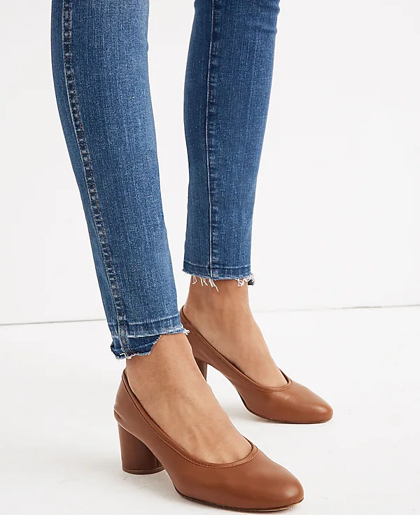 Madewell 10" High-Rise Skinny Jeans: Drop Step-Hem Edition