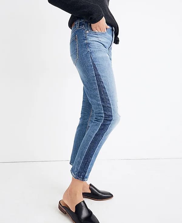Madewell High-Rise Slim Raebrook Wash Boyjean Relaxed Leg Denim Jeans