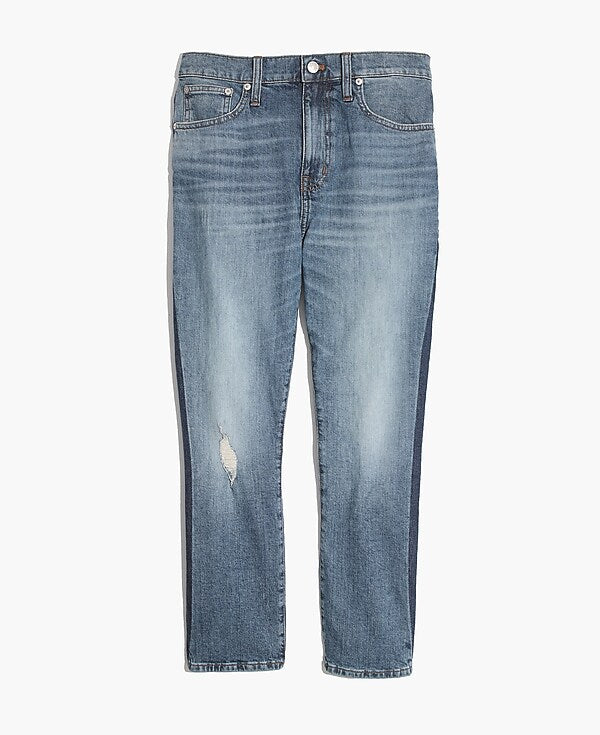 Madewell High-Rise Slim Raebrook Wash Boyjean Relaxed Leg Denim Jeans