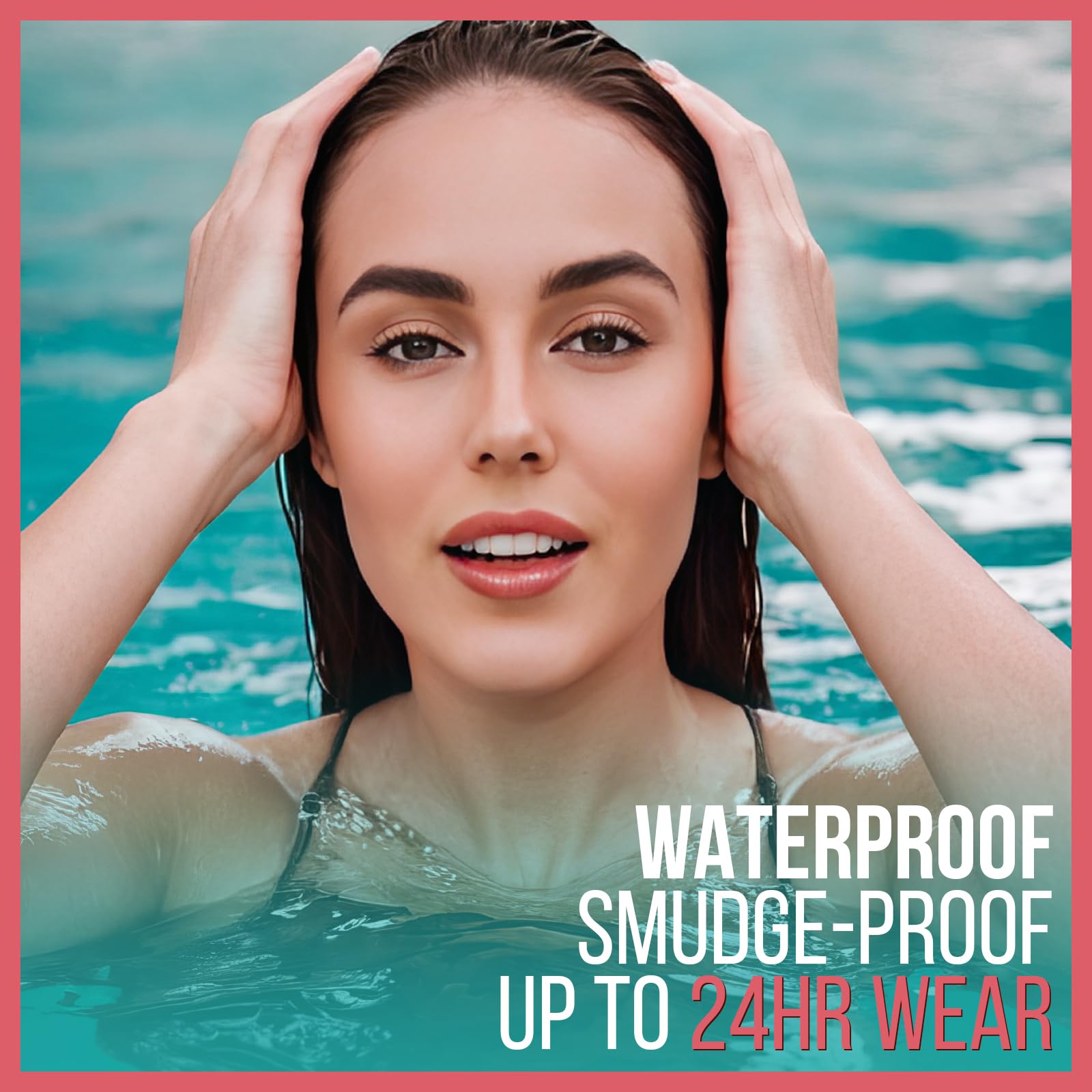 iMethod Eyebrow Pen - 4-Fork Tip, Hair-Like Brows, Waterproof All-Day Wear, Dark Brown