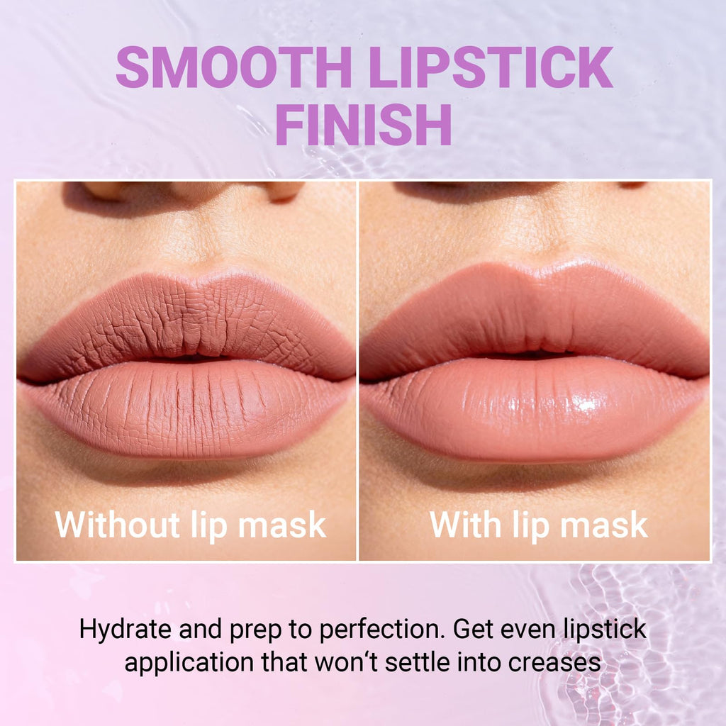 iMethod Lip Mask Overnight - Grape Lip Sleeping Mask with Hyaluronic Acid for Deep Hydration