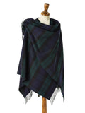 Black Watch Tartan –  Acrylic Wool Scottish Cape Wrap, Luxury Heritage Plaid by Kilts Boutique