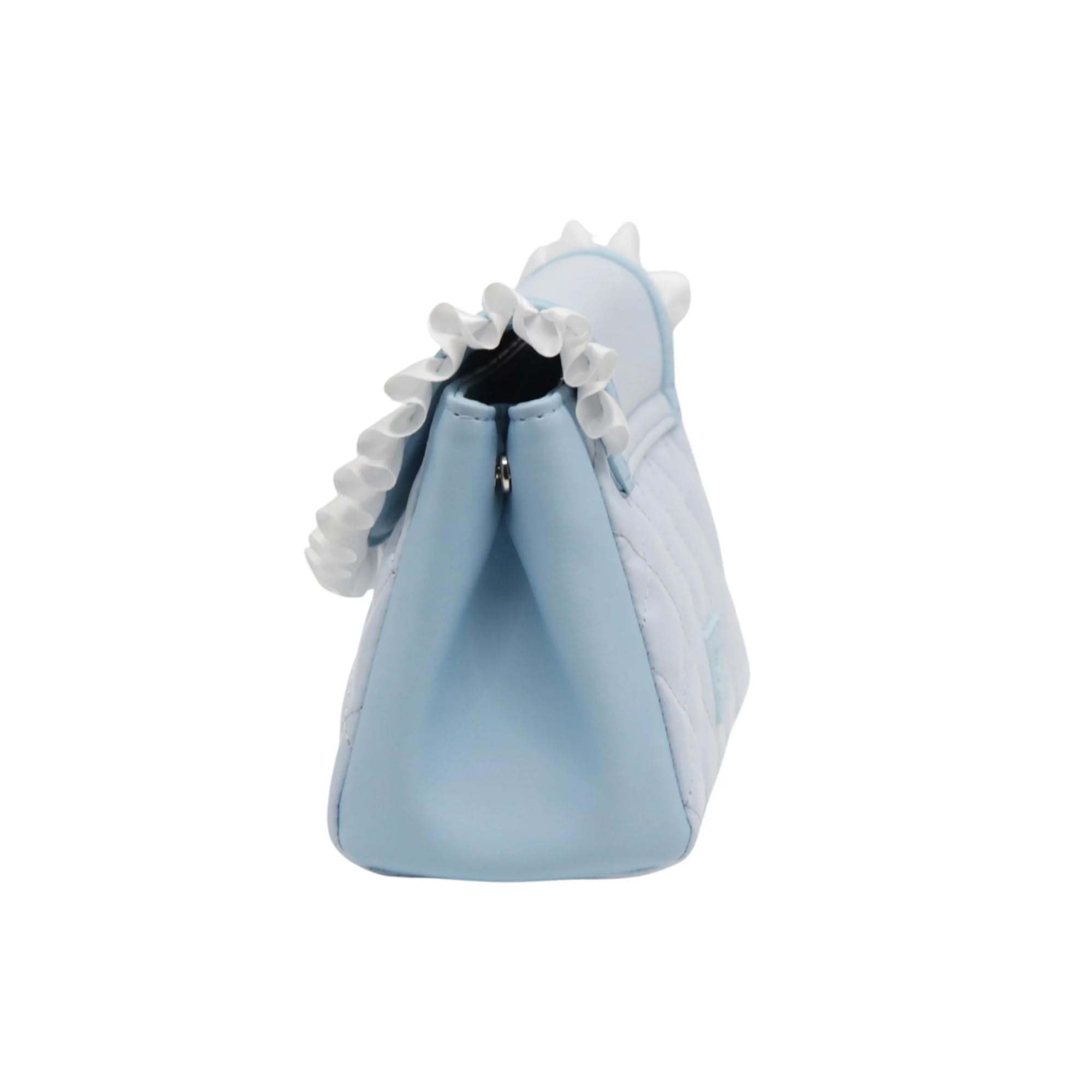 Impressions Vanity Cinnamoroll Lovely Ribbon Pouch with Detachable Wristlet | Faux Saffiano Leather Cosmetic Bag