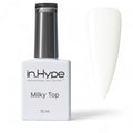 IN.HYPE Gel Cover Top Coat UV/LED Cured – Cool Milky Camouflage Finish