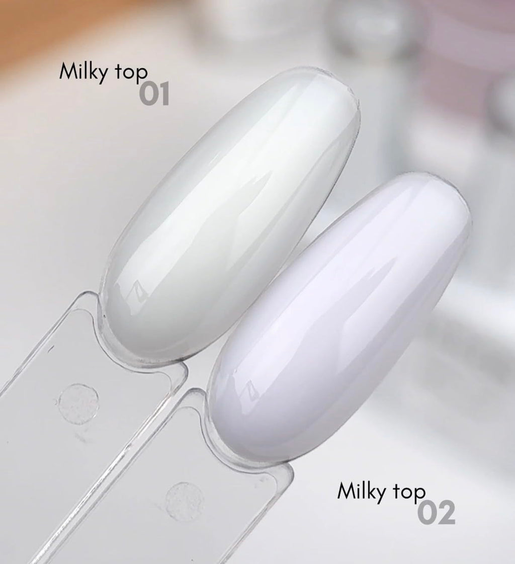 IN.HYPE Gel Cover Top Coat UV/LED Cured – Cool Milky Camouflage Finish