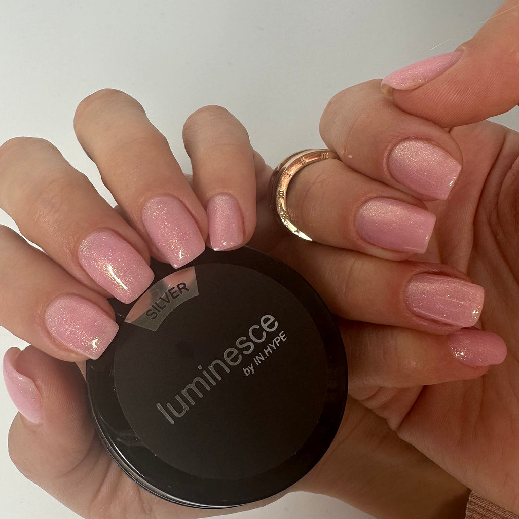 IN.HYPE Sculpting Hard Builder Gel – Luminesce Pink #2 for Nail Extensions & Strengthening
