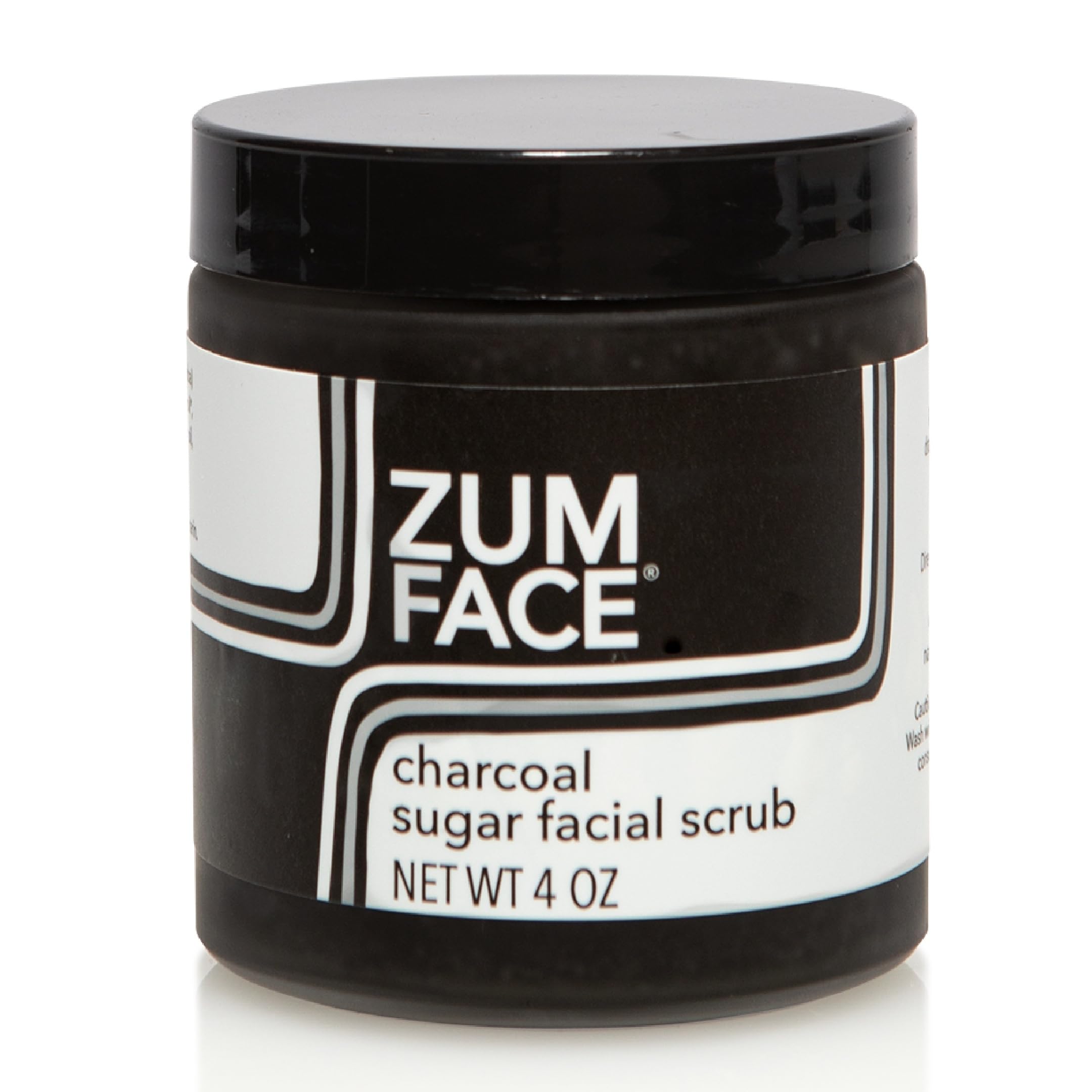 Indigo Wild Zum Face Sugar Scrub – Charcoal Exfoliant with Jojoba & Oils