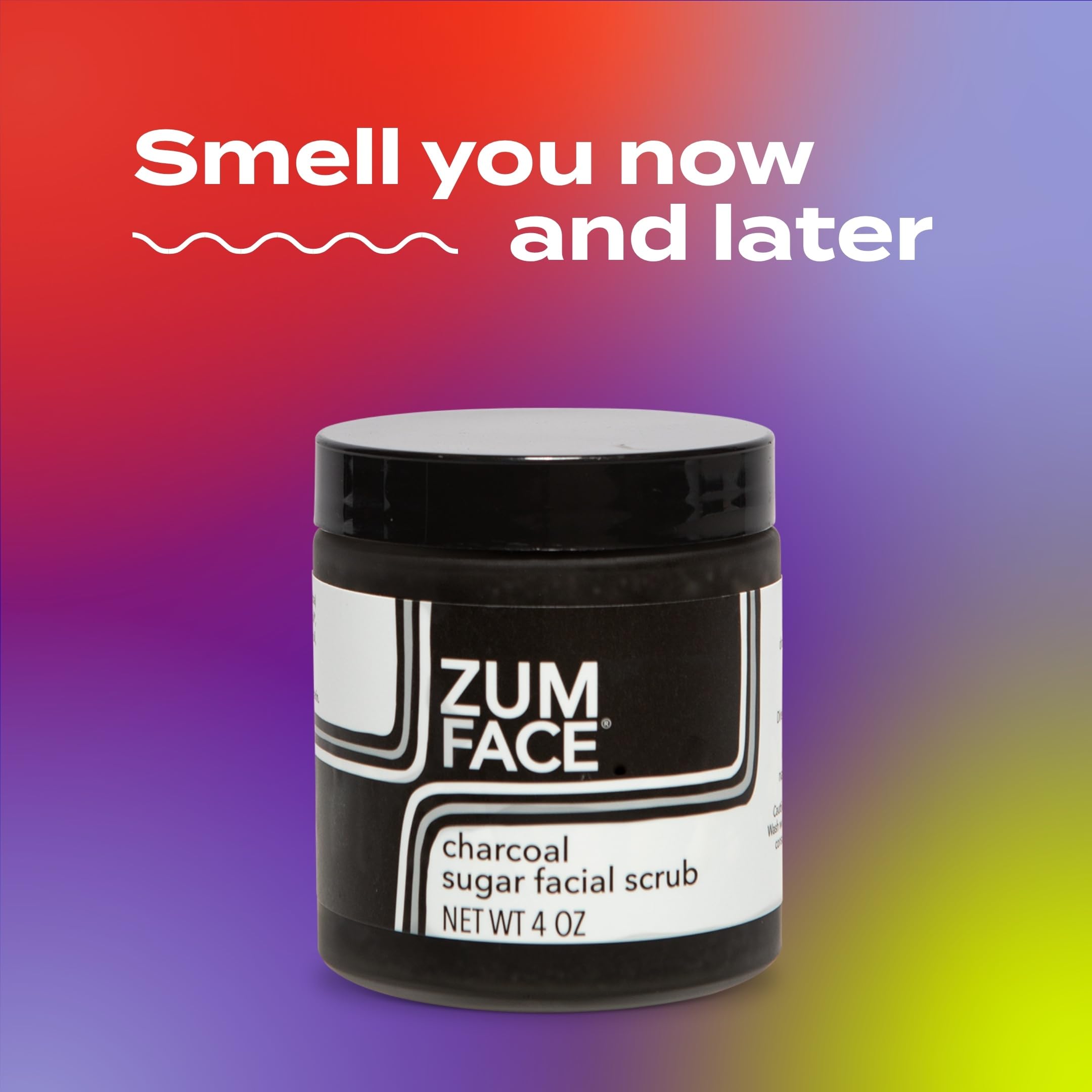 Indigo Wild Zum Face Sugar Scrub – Charcoal Exfoliant with Jojoba & Oils