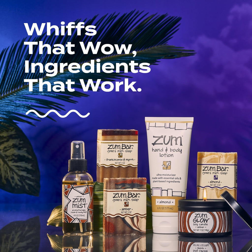 Zum Indigo Wild Bundle: Goat Milk Soap Bars (2x 3 oz) + Zum Mist (4 fl oz) – Frankincense & Myrrh Scent