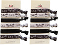 Infinity Collection Lacrosse Hair Accessories: No-Crease Hair Ties, Pack of 2 (6 Ties per Pack) – Gift for Girls Lacrosse Players
