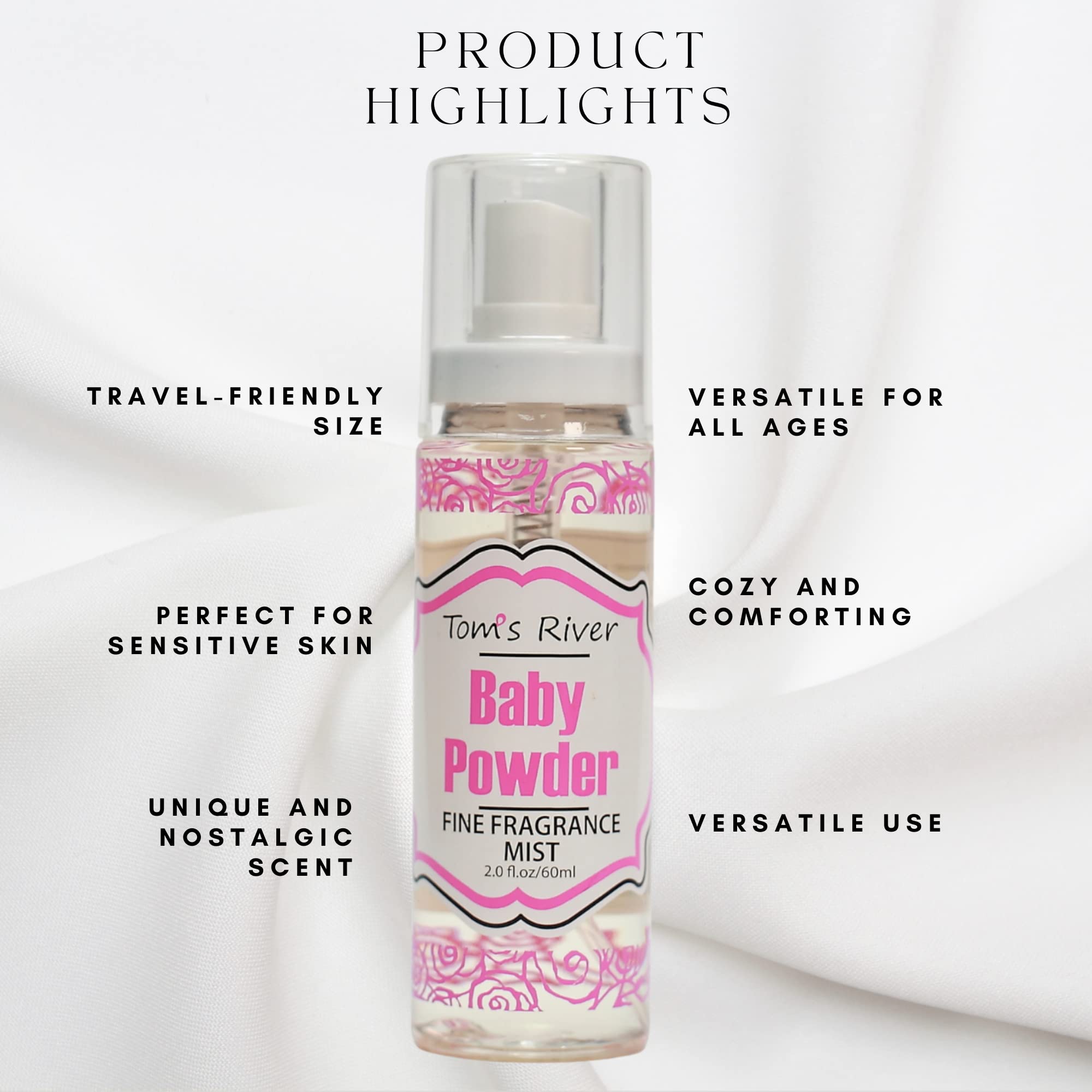 Infinix Baby Fresh Powder Fine Fragrance Mist – 2 fl oz (Pack of 3)