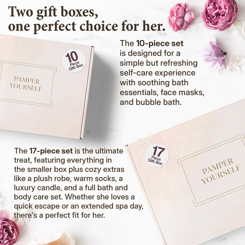 INFUSÉ 17-Piece Luxury Gift Set with Robe – White Tea & Coconut Bath Collection