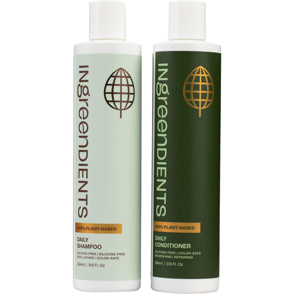 Ingreendients Vegan Shampoo & Conditioner – Non-Toxic, Color Safe, pH Balanced
