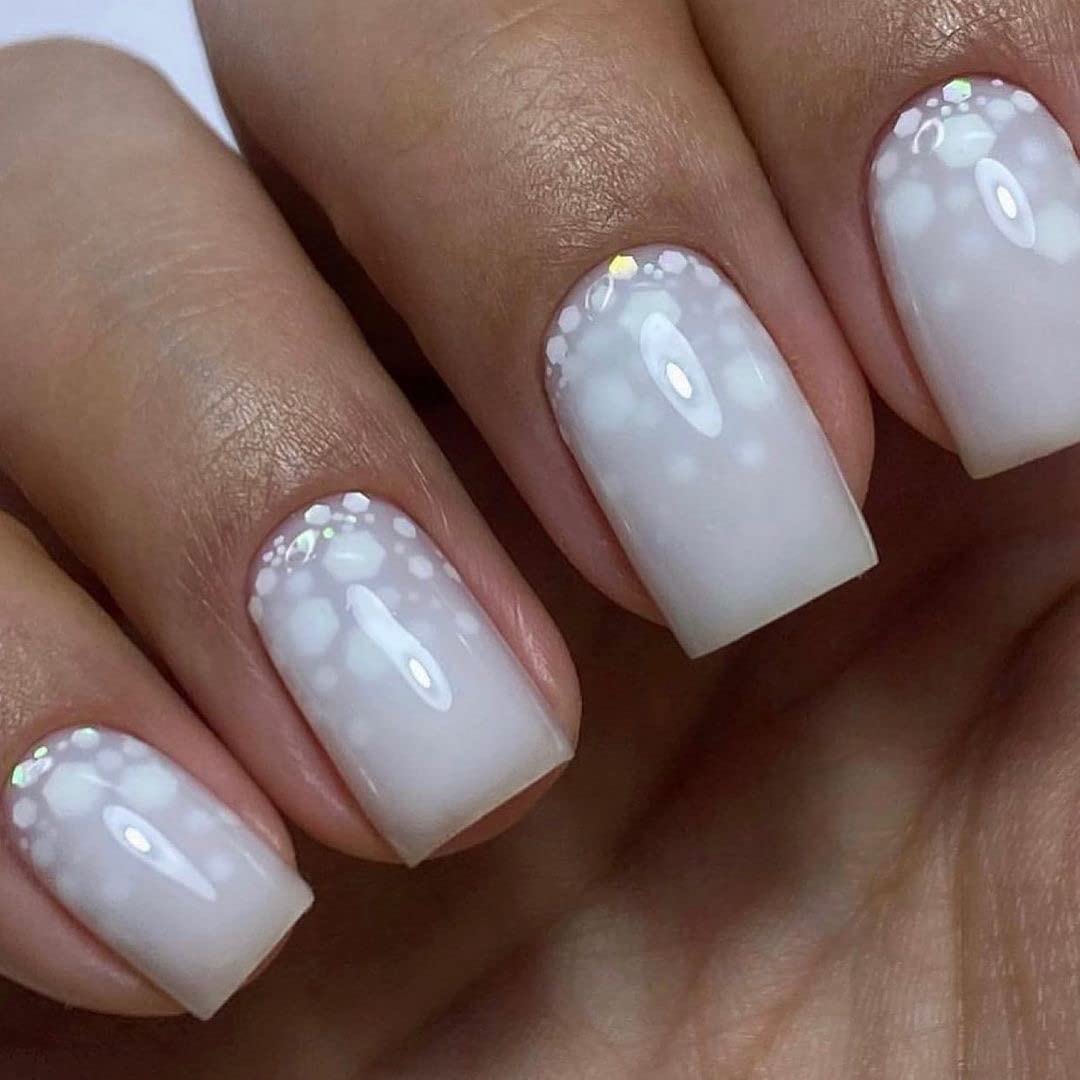 IN.HYPE Gel Cover Top Coat UV/LED Cured Milky #1 – Camouflage Gel Overlay for Flawless Nail Look