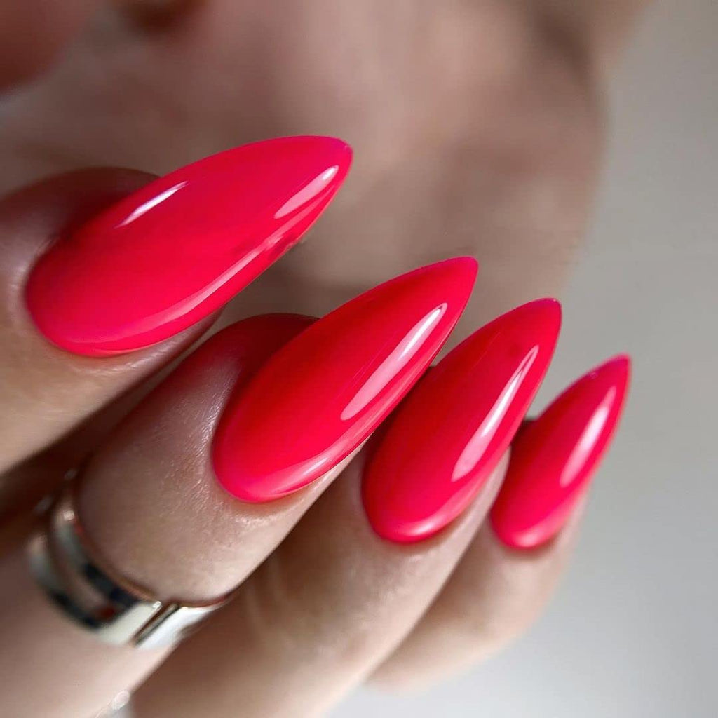 IN.HYPE N.HYPE Gel Polish Neon Pink-Red #84 | UV/LED Soak Off, Chip-Resistant Wear