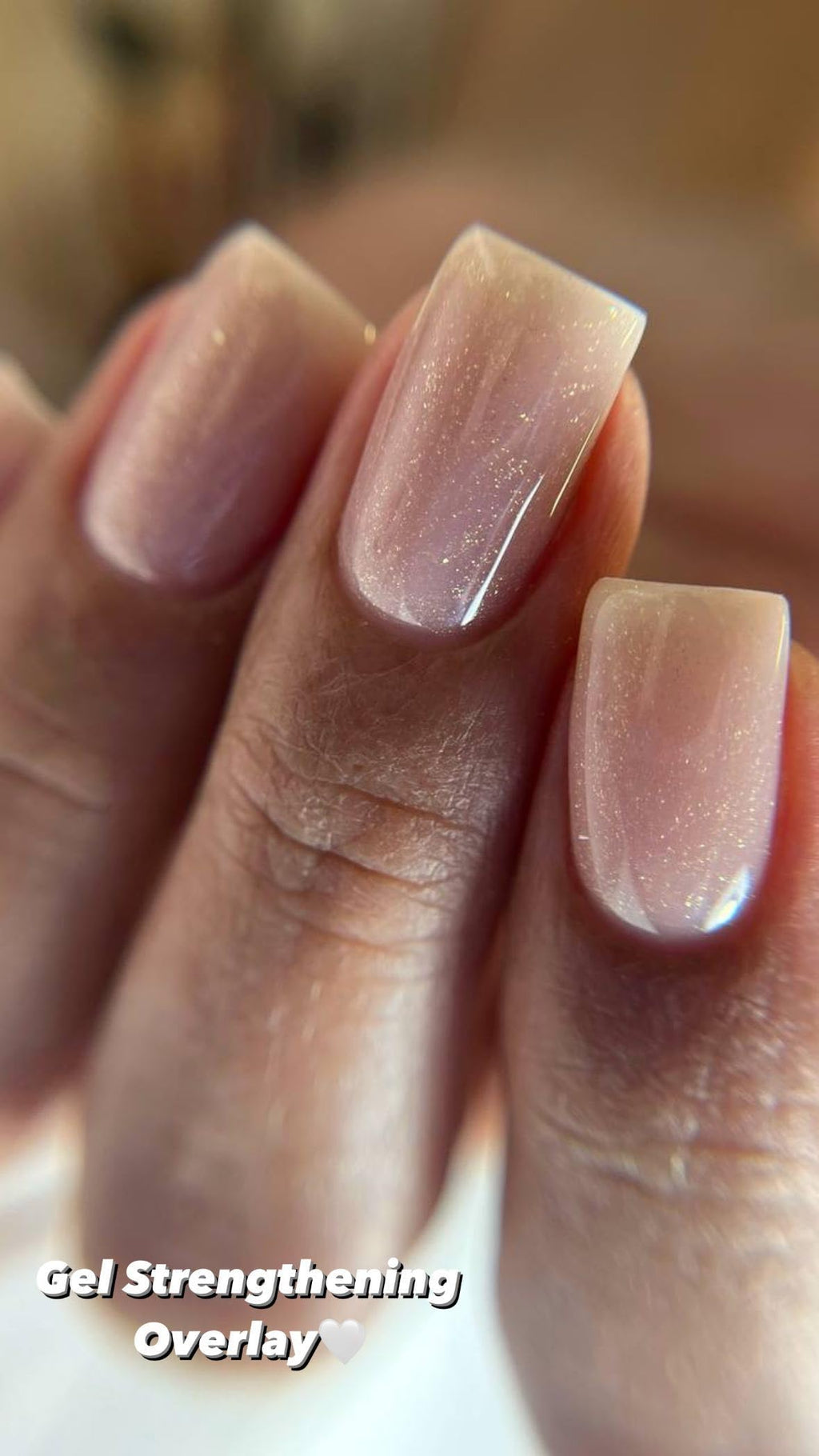 IN.HYPE UV/LED Camouflage Builder Gel – Shimmer Nude for Nail Extensions & Strengthening