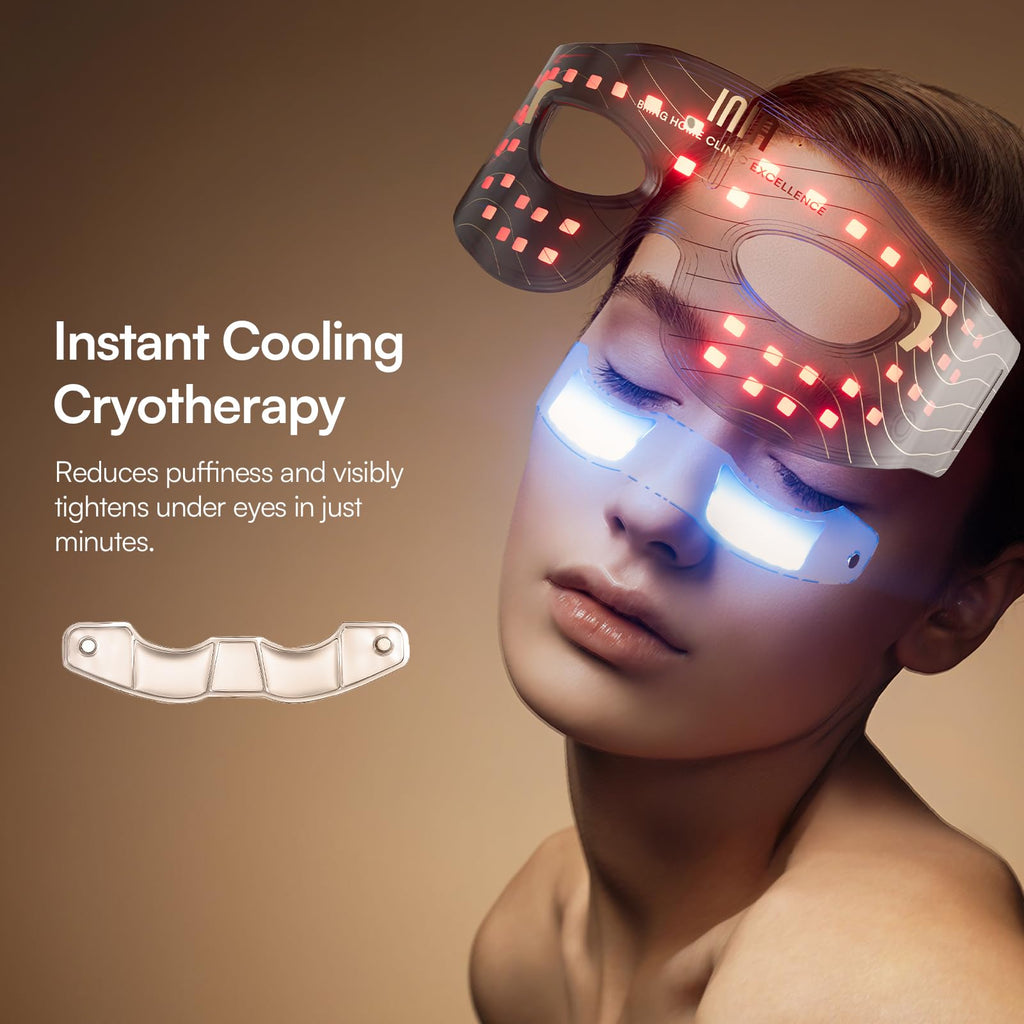 INIA Red Light Therapy Eye Mask – Targeted Under-Eye Rejuvenation