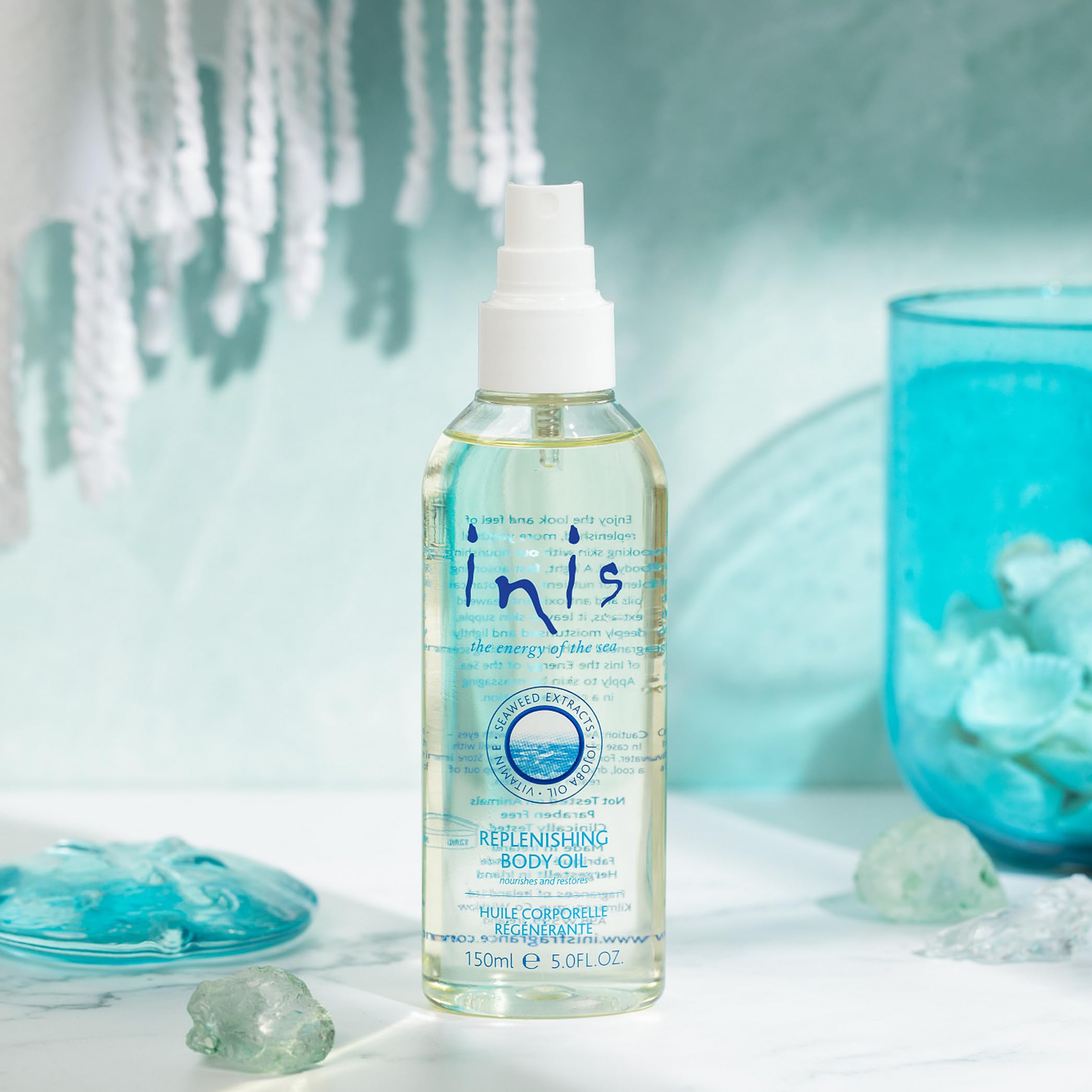 Inis the Energy of the Sea Replenishing Body Oil - Fast Absorbing Spray - 5 Fl Oz