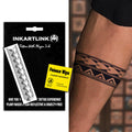 INKARTLINK Semi-Permanent Tattoo Armband 6 – Realistic, Waterproof, Non-Reflective