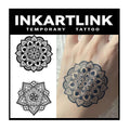 INKARTLINK Tattoo Tech – 2 Sheets Extra-Large Semi-Permanent Tattoos (No Adhesive, Waterproof, Realistic Look)